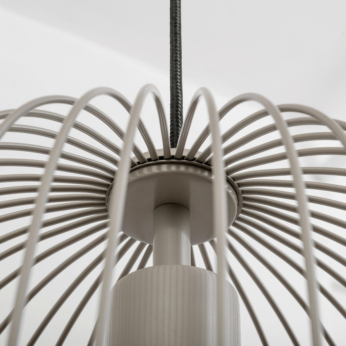 HÄNGELEUCHTE 34/34/134 cm  - Greige, Trend, Metall (34/34/134cm)