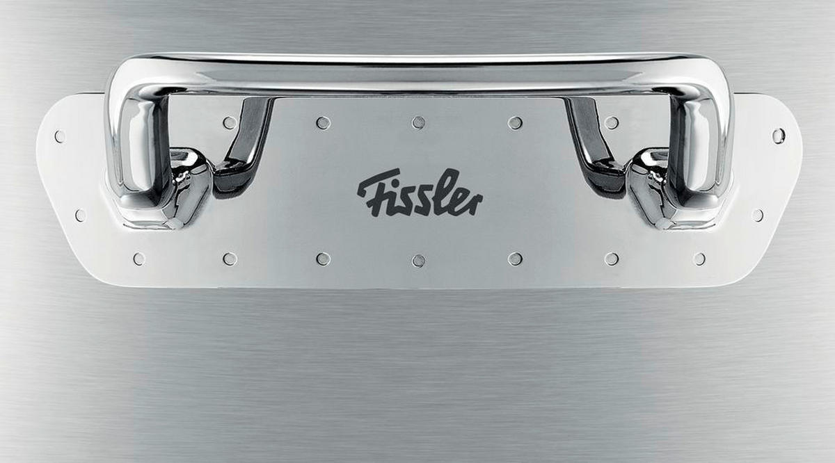KOCHTOPFSET ORIGINAL-PROFI COLLECTION® 5-teilig  - Silberfarben, Design, Metall - Fissler