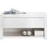GARDEROBENBANK Weiß - Weiß, Design (84,2/44,4/42cm) - Voleo