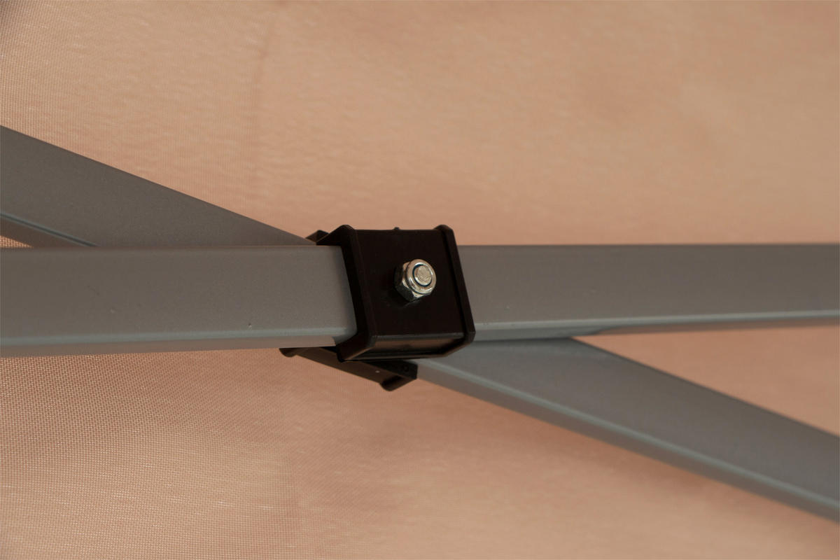 PAVILLON 300/260/300 cm   - Taupe/Grau, KONVENTIONELL, Textil/Metall (300/260/300cm) - Siena Garden