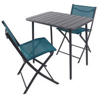 UTESET  - turkos/svart, Modern, metall/textil - Ambia Garden