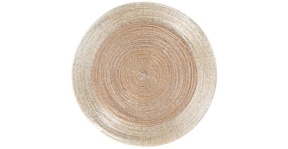 TISCHSET Kunststoff, Glas Champagner 35 cm - Champagner, Basics, Glas/Kunststoff (35cm) - Ambia Home