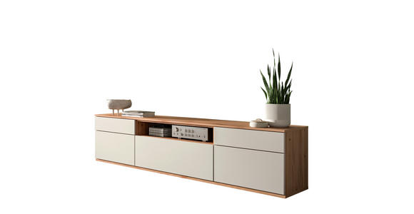 LOWBOARD  210/54/45 cm 1 Schublade(n) individuell planbar, Beimöbel erhältlich, stehend, in verschiedenen Holzdekoren erhältlich  - Beige/Buchefarben, KONVENTIONELL, Holzwerkstoff/Kunststoff (210/54/45cm) - Venda