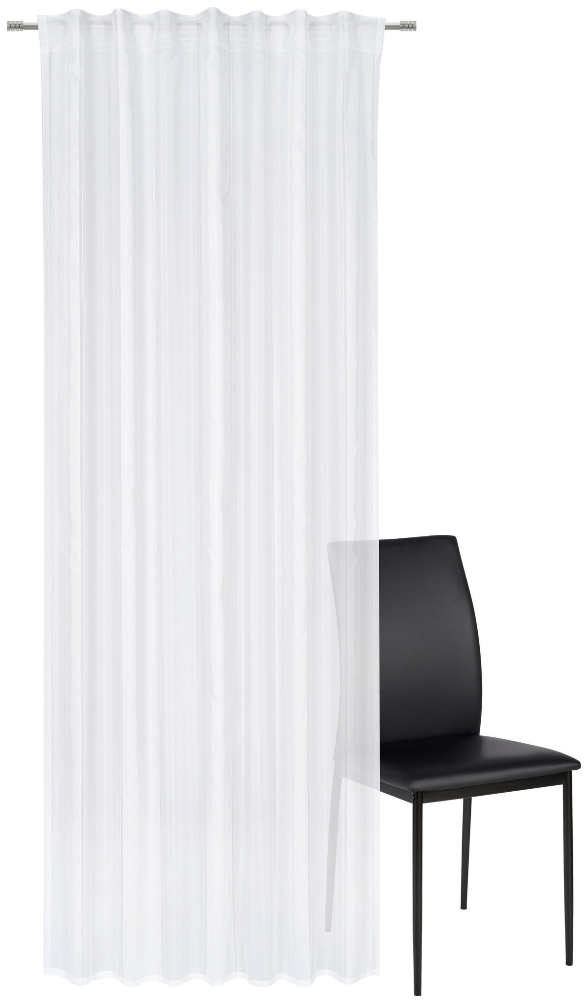 KONČANA ZAVESA  pol prosojno   140/280 cm  - naravne barve, Basics, tekstil (140/280cm) - Esposa