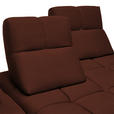 ECKSOFA in Struktur Rostfarben  233/313 cm  - Rostfarben/Schwarz, Design, Kunststoff/Textil (233/313cm) - Emilio Belluti