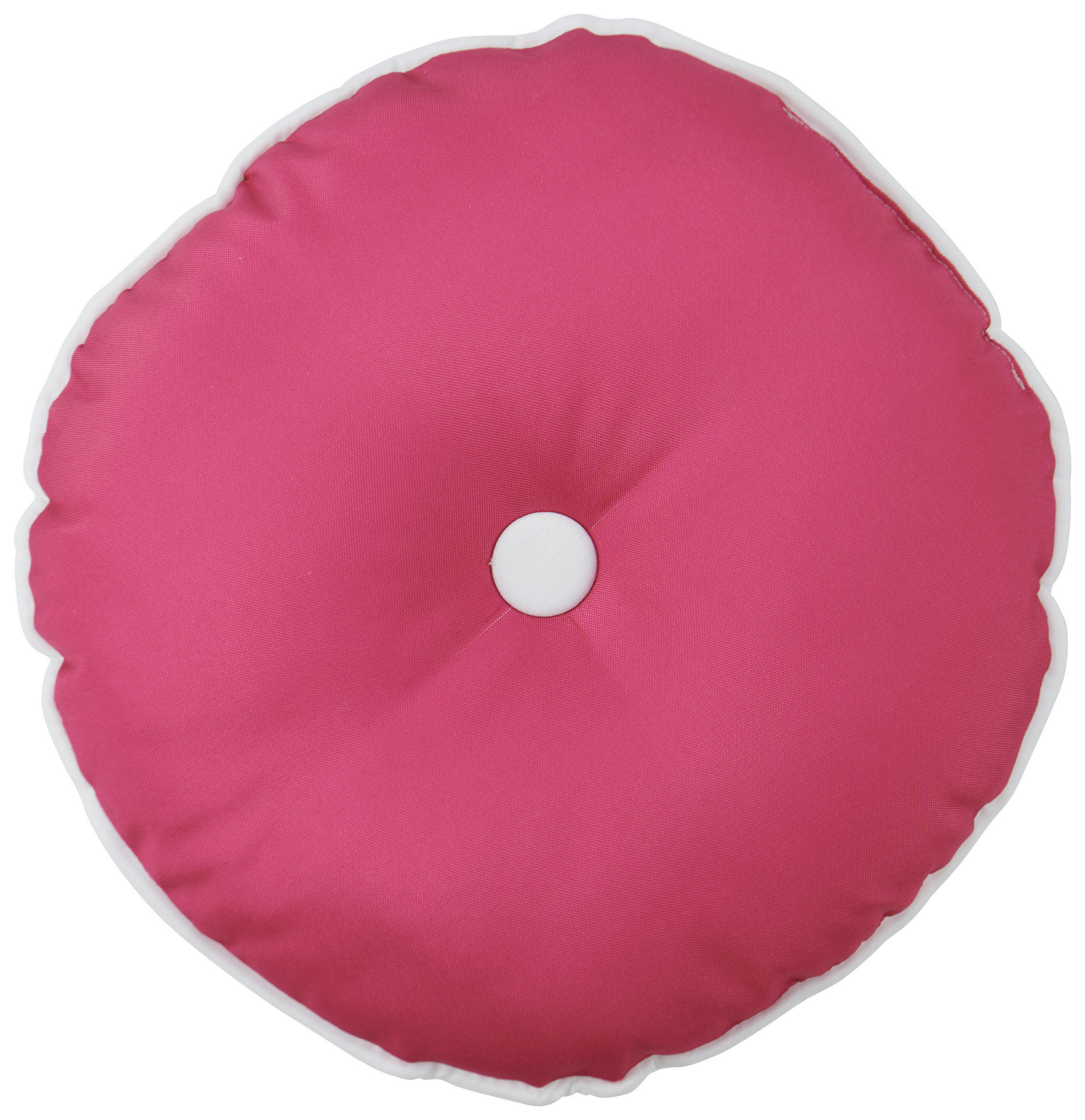 OUTDOOR-KISSEN in Magenta Uni  - Magenta, Basics, Textil (40cm) - Esposa