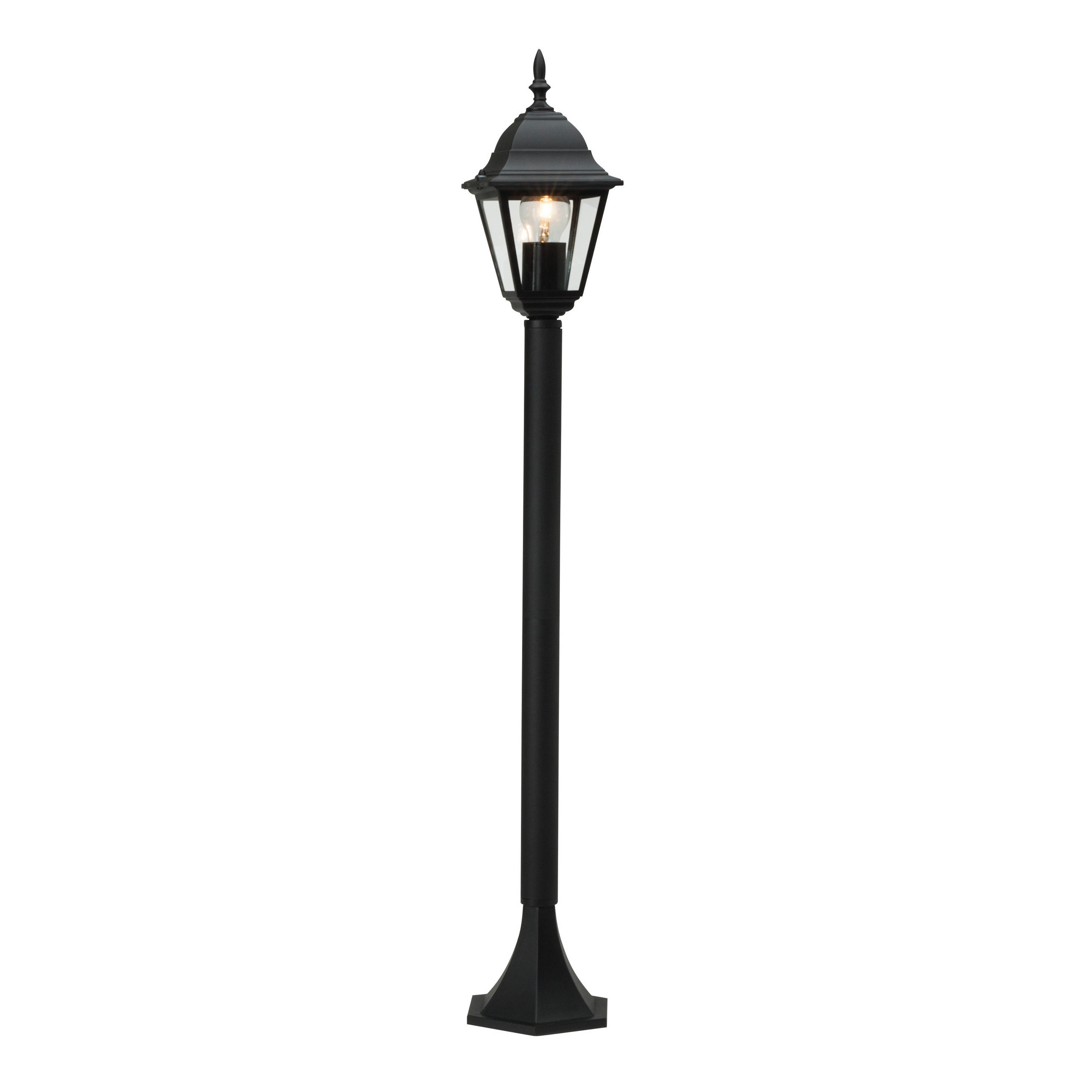 AUSSENSTEHLEUCHTE 14/102 cm  - Schwarz, LIFESTYLE, Glas/Metall (14/102cm) - Brilliant