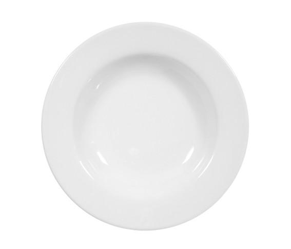 FARFURIE ADÂNCĂ 23 cm  - alb, Basics, ceramică (23cm) - Seltmann Weiden