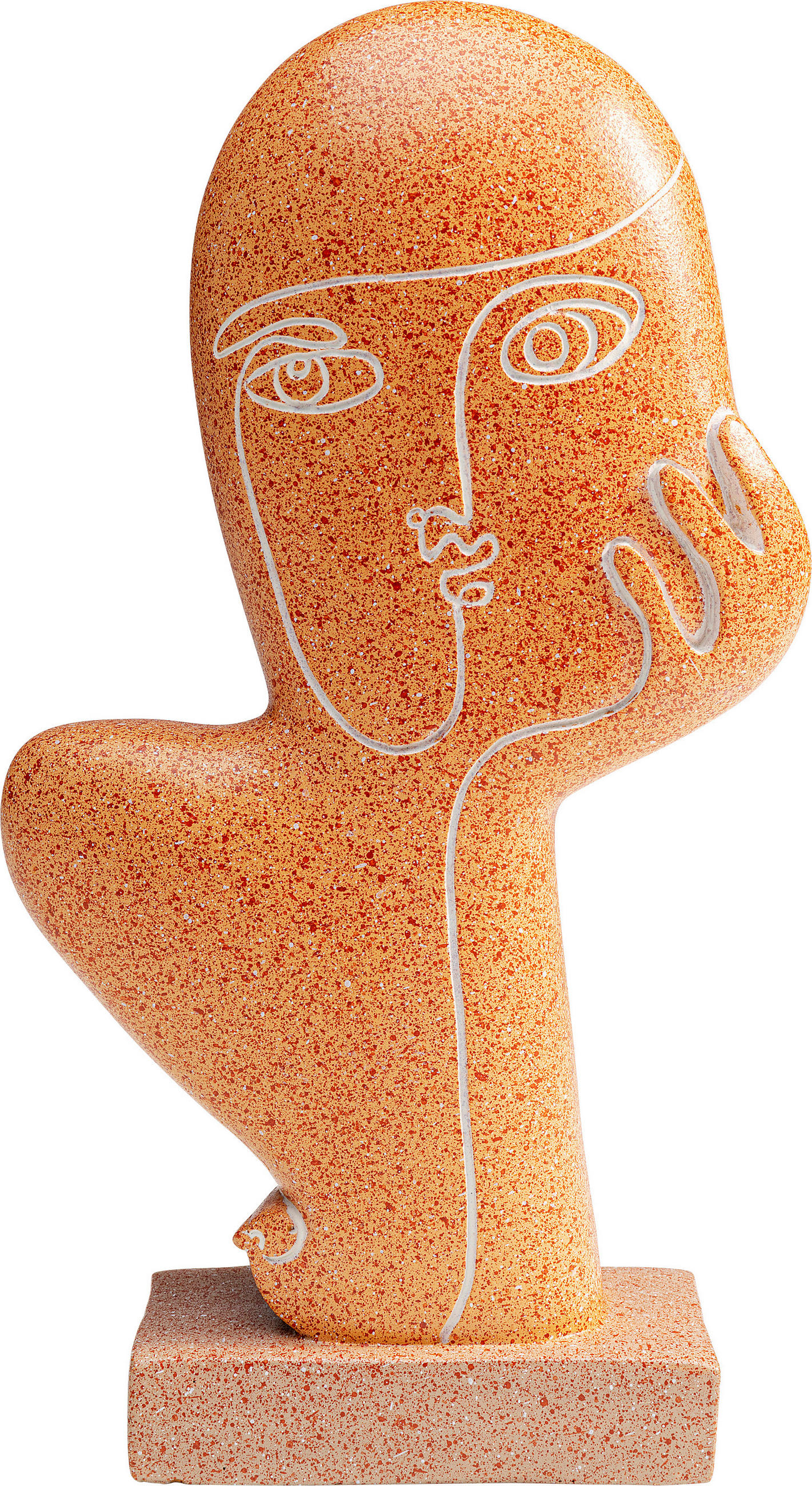SKULPTUR - Braun, MODERN, Kunststoff (16/27/6cm) - Ambia Home