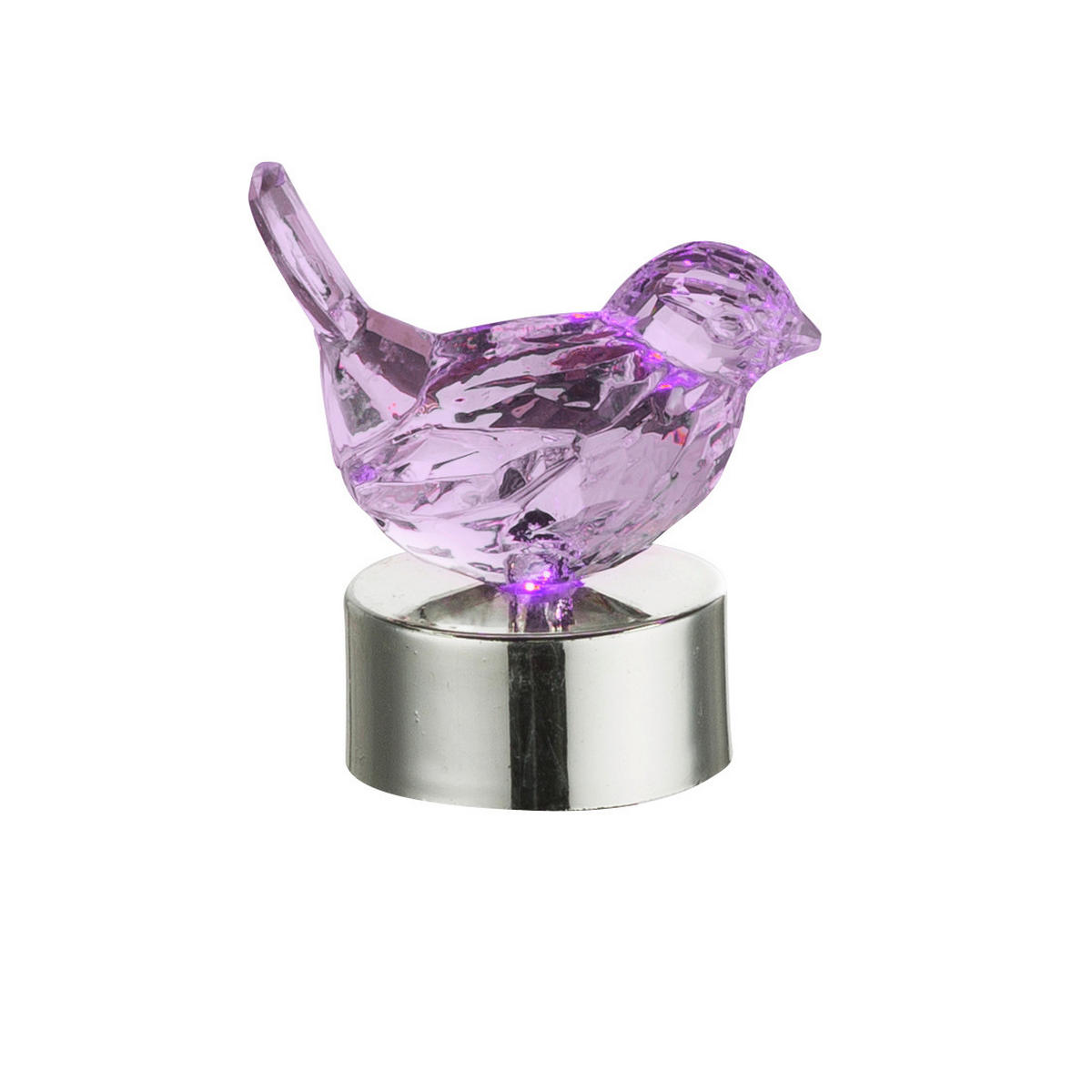 LED-BORDSLAMPA 9/4,2 cm   - klar/lila, Basics, plast (9/4,2cm)