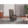 SESSEL in Flachgewebe Schlammfarben  - Schlammfarben/Schwarz, Konventionell, Textil/Metall (74/112/82cm) - Sit & More