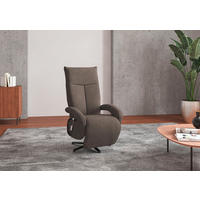 SESSEL in Flachgewebe Schlammfarben  - Schlammfarben/Schwarz, Konventionell, Textil/Metall (74/112/82cm) - Sit & More