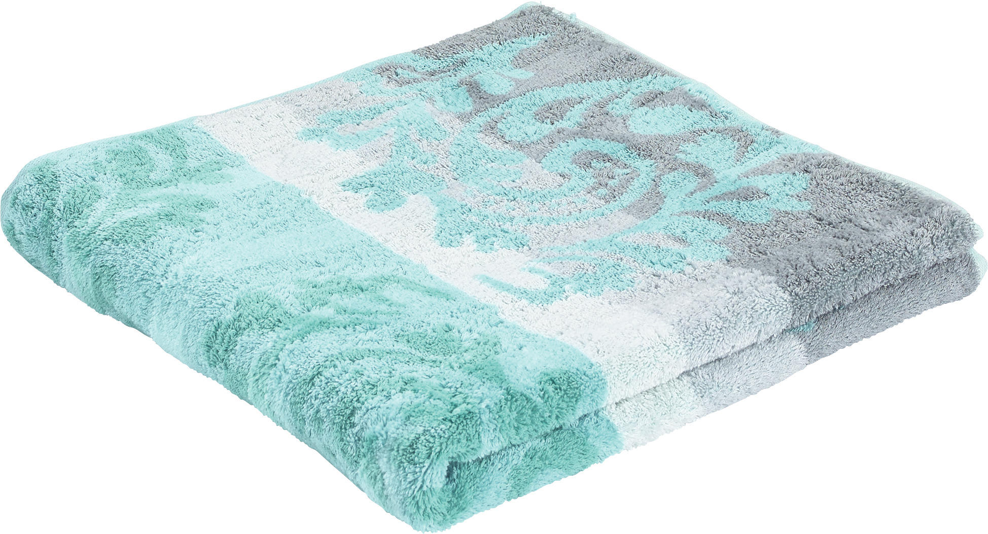DUSCHTUCH 80/150 cm Noblesse Cashmere  - Grün, Basics, Textil (80/150cm) - Cawoe
