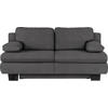 SCHLAFSOFA Webstoff Dunkelgrau  - Wengefarben/Dunkelgrau, KONVENTIONELL, Holz/Textil (203/94/100cm) - Novel