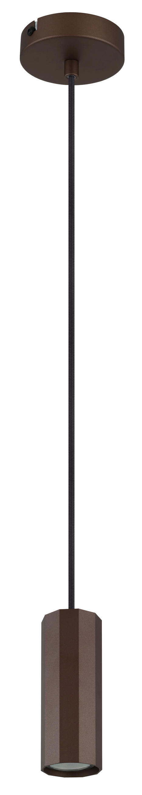 HÄNGELEUCHTE 10/120 cm    - Bronzefarben, Design, Metall (10/120cm) - Globo