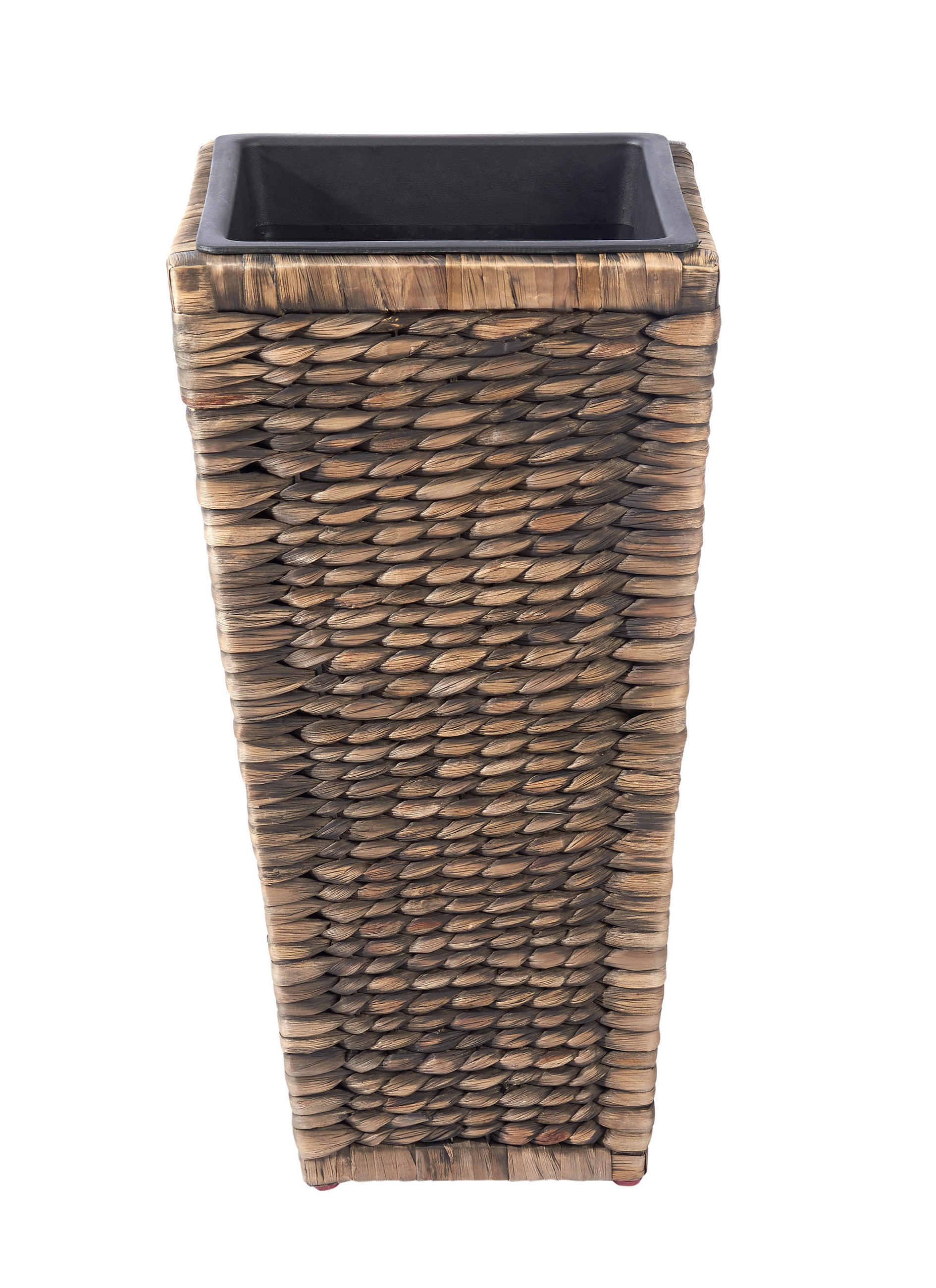 VIRÁGCSERÉP  - sötétbarna, Lifestyle, műanyag/természetes anyagok (27/27/52cm) - Landscape