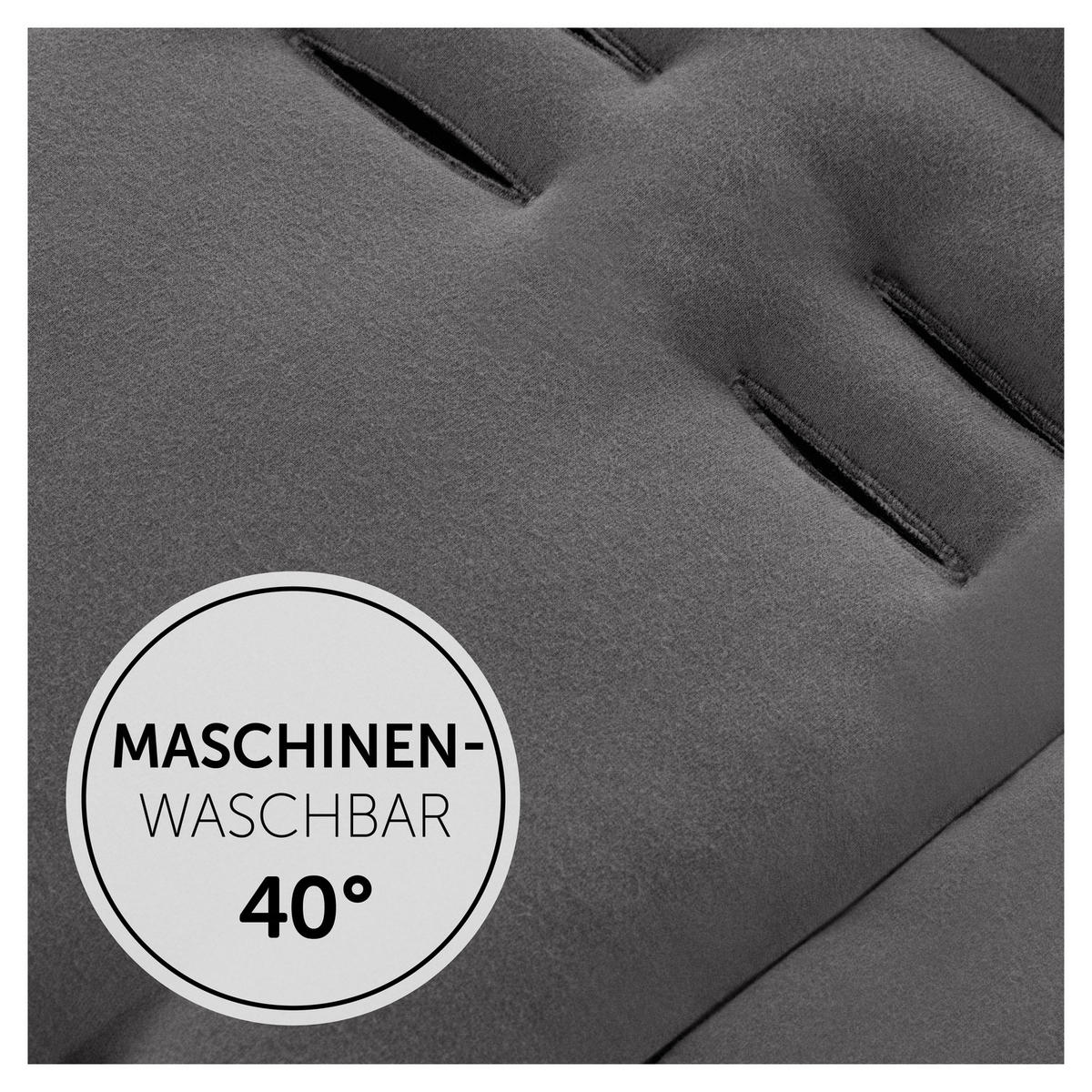 KINDERWAGENEINLAGE - Schwarz, Trend, Kunststoff (70/37/3cm) - Hauck