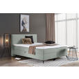 BOXBETT 140/200 cm  in Hellgrau  - Hellgrau/Schwarz, Design, Holz/Holzwerkstoff (140/200cm) - Xora
