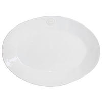 SERVIERPLATTE - Weiß Hochglanz, Basics, Keramik (30/22/3cm) - Costa Nova