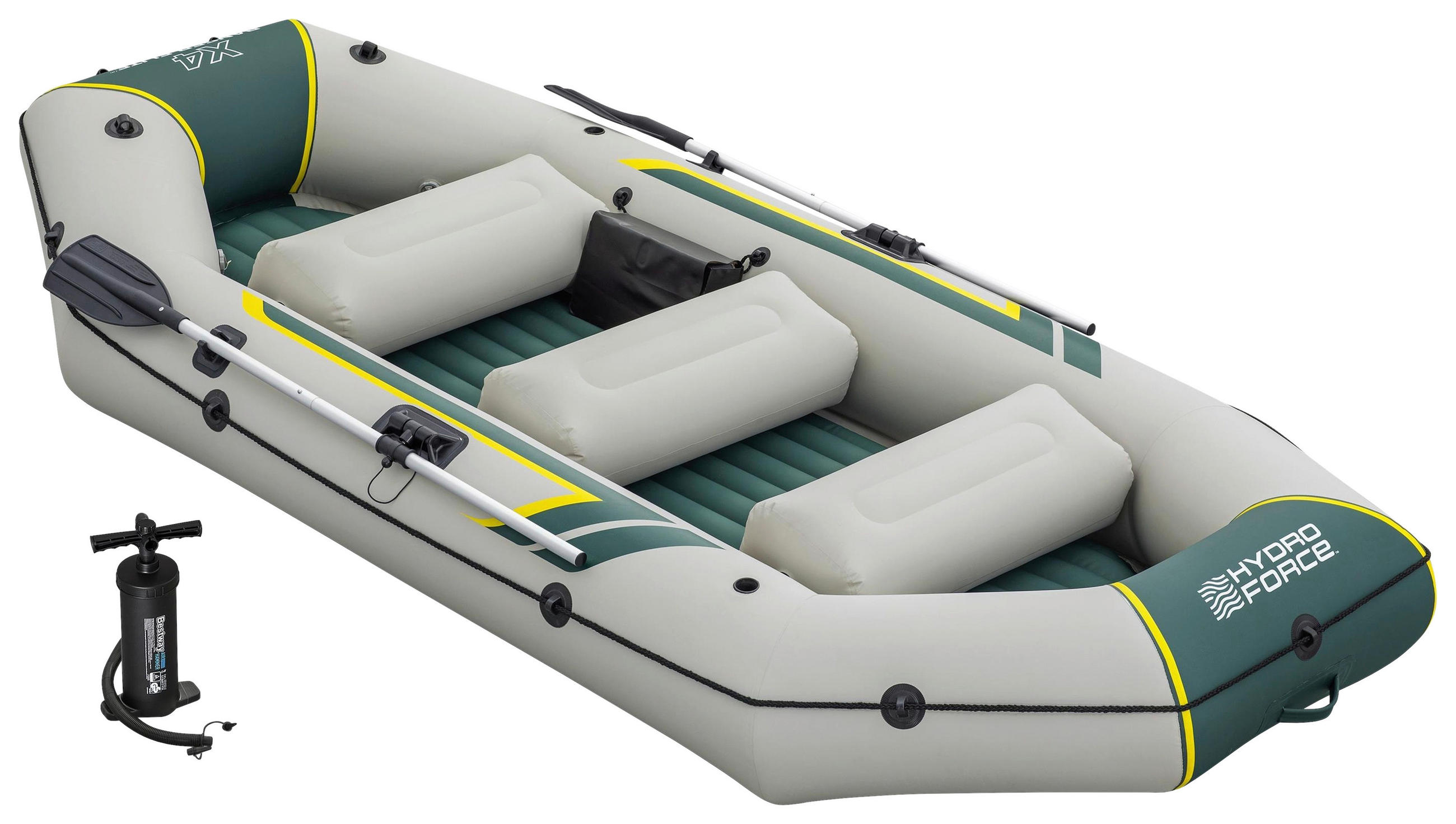 KAJAK  - Grau, KONVENTIONELL, Kunststoff/Metall (320/148/74cm) - Bestway