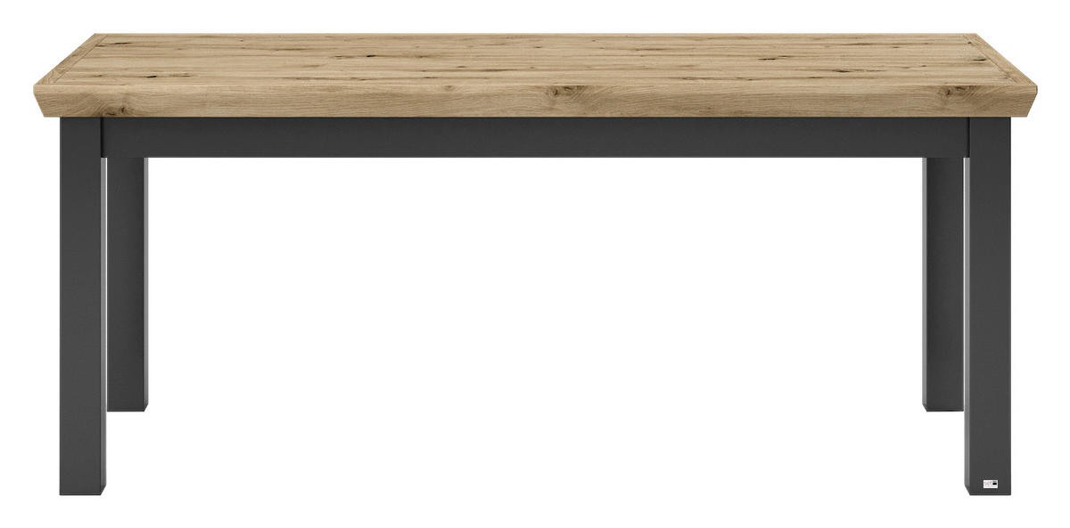 SCHREIBTISCH 180/80/74,6 cm  in Graphitfarben, Eiche Artisan  - Graphitfarben/Eiche Artisan, Design, Holzwerkstoff (180/80/74,6cm) - SetOne by Musterring