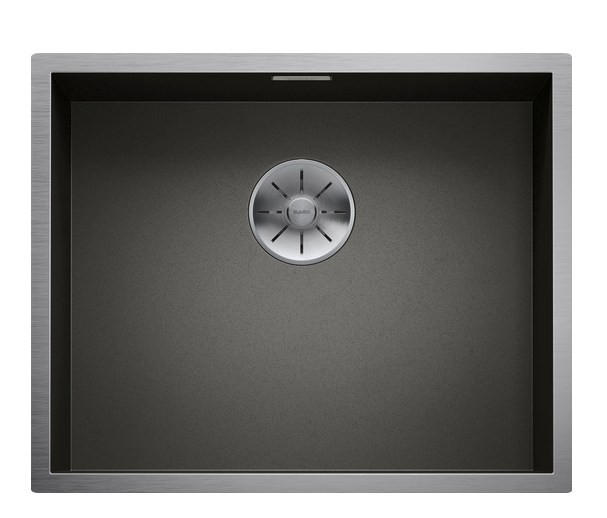 SPÜLE Zerox  - Edelstahlfarben, Basics, Metall (54/18,5/44cm) - Blanco