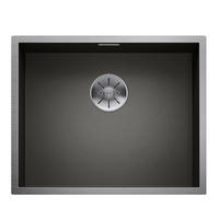 SPÜLE Zerox  - Edelstahlfarben, Basics, Metall (54/18,5/44cm) - Blanco