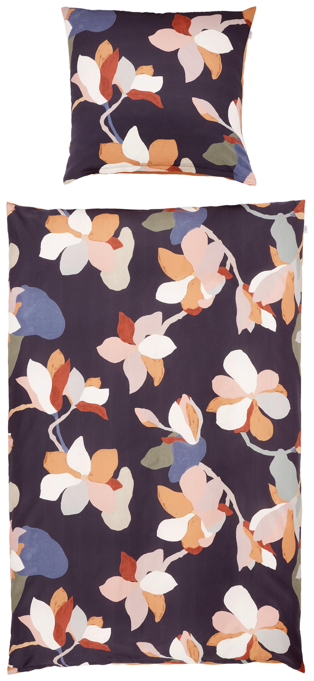 BETTWÄSCHE SW-MAGNOLIA Satin 135/200 cm  - Multicolor, KONVENTIONELL, Textil (135/200cm) - Schöner Wohnen