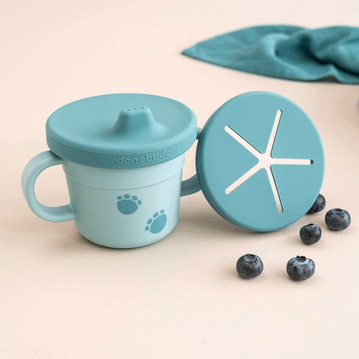 TRINKBECHER  - Hellblau, Basics, Kunststoff (12/8,7/9cm)