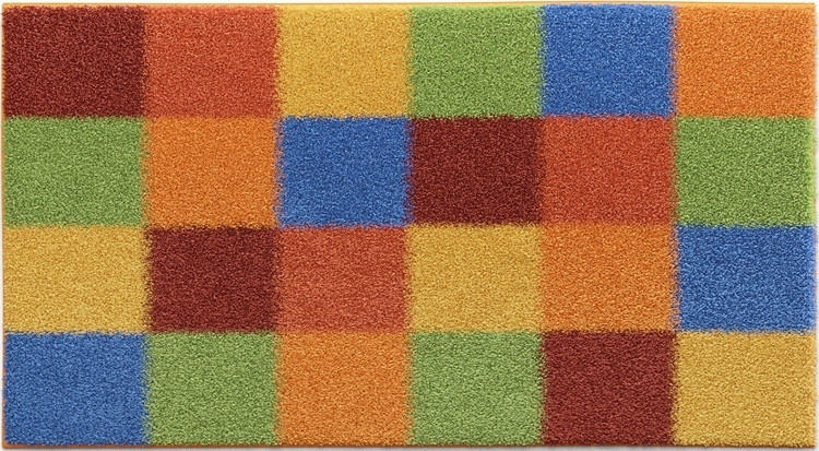 BADEMATTE Multicolor 80/140 cm  - Multicolor, Basics, Kunststoff/Textil (80/140cm) - Grund