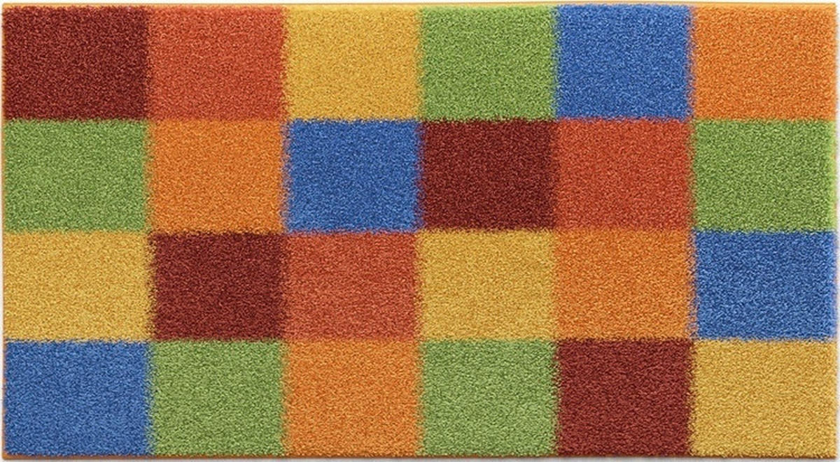 BADEMATTE Multicolor 80/140 cm  - Multicolor, Basics, Kunststoff/Textil (80/140cm) - Grund