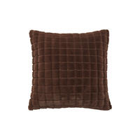 KISSENHÜLLE Luna 50/50 cm  - Braun, Basics, Textil (50/50cm)