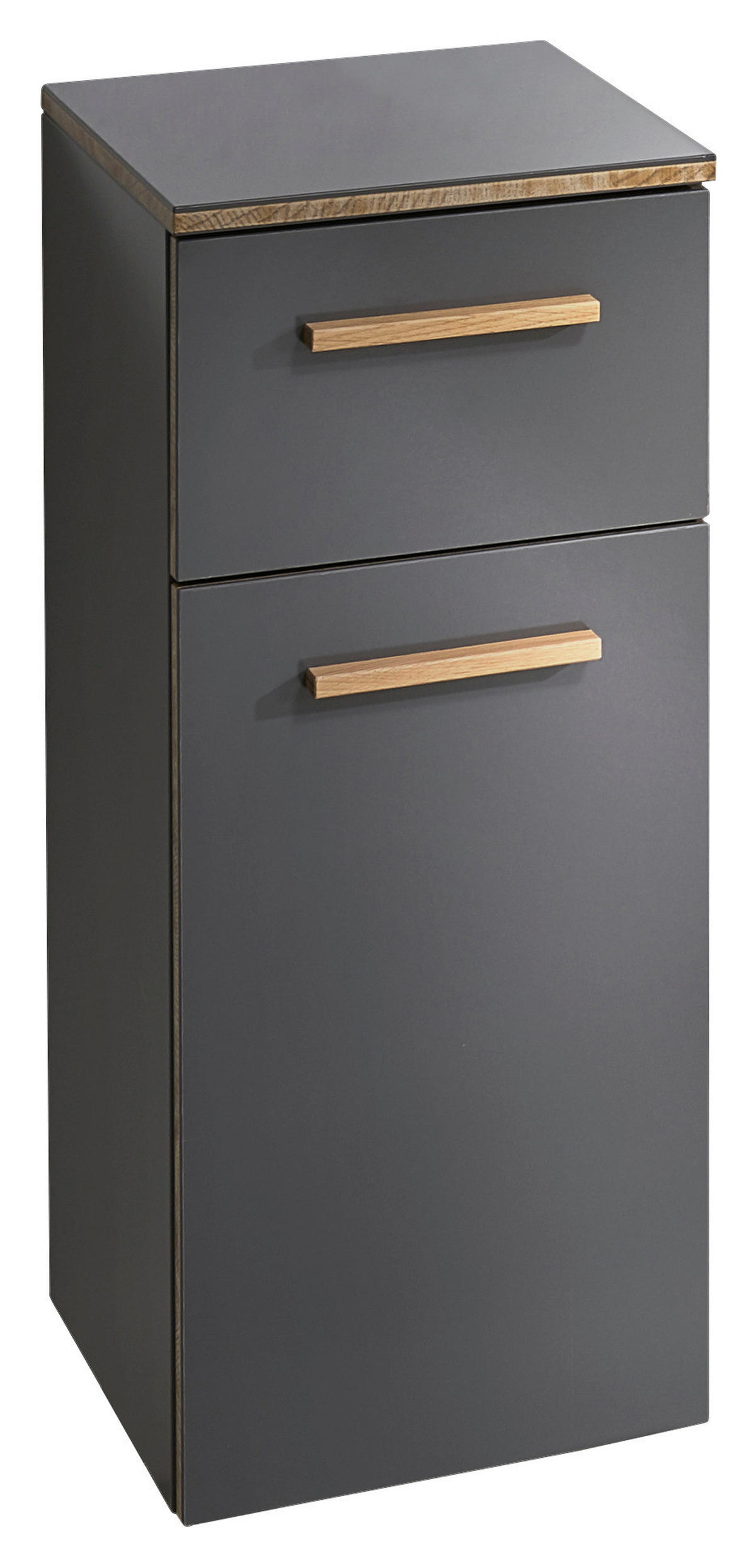 UNTERSCHRANK 30/72/33 cm   - Eichefarben/Grau, KONVENTIONELL, Holzwerkstoff (30/72/33cm) - Xora