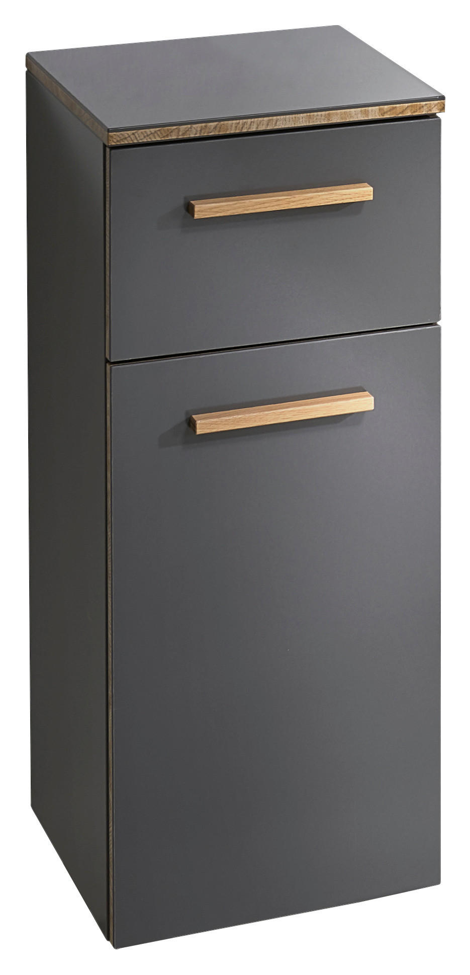 Xora Unterschrank Bludenz Grau, Eiche 30x72x33 cm