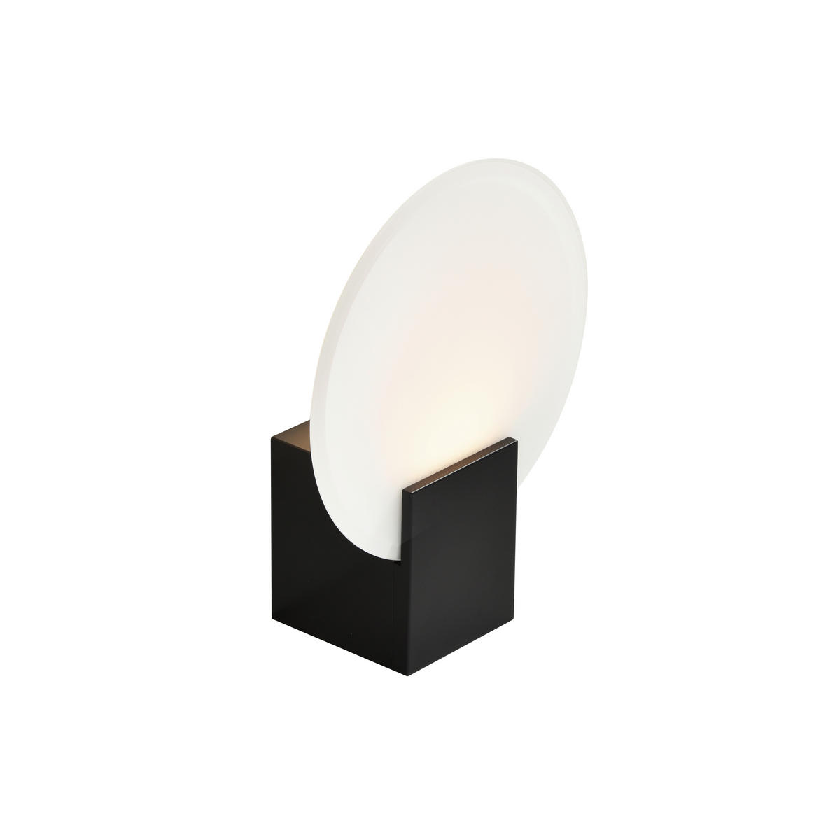 WANDLEUCHTE Hester 20/25,5 cm   - Schwarz, Design, Glas/Metall (20/25,5cm) - Nordlux