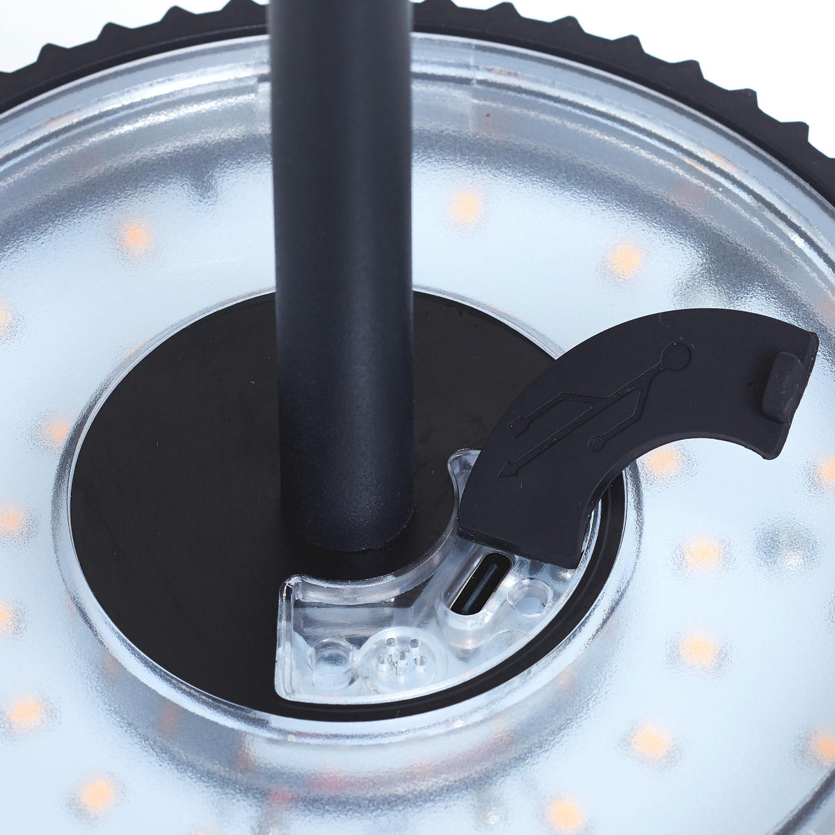 BREZŽIČNA STOJEČA SVETILKA        20/125 cm       - črna, Basics, kovina/umetna masa (20/125cm)