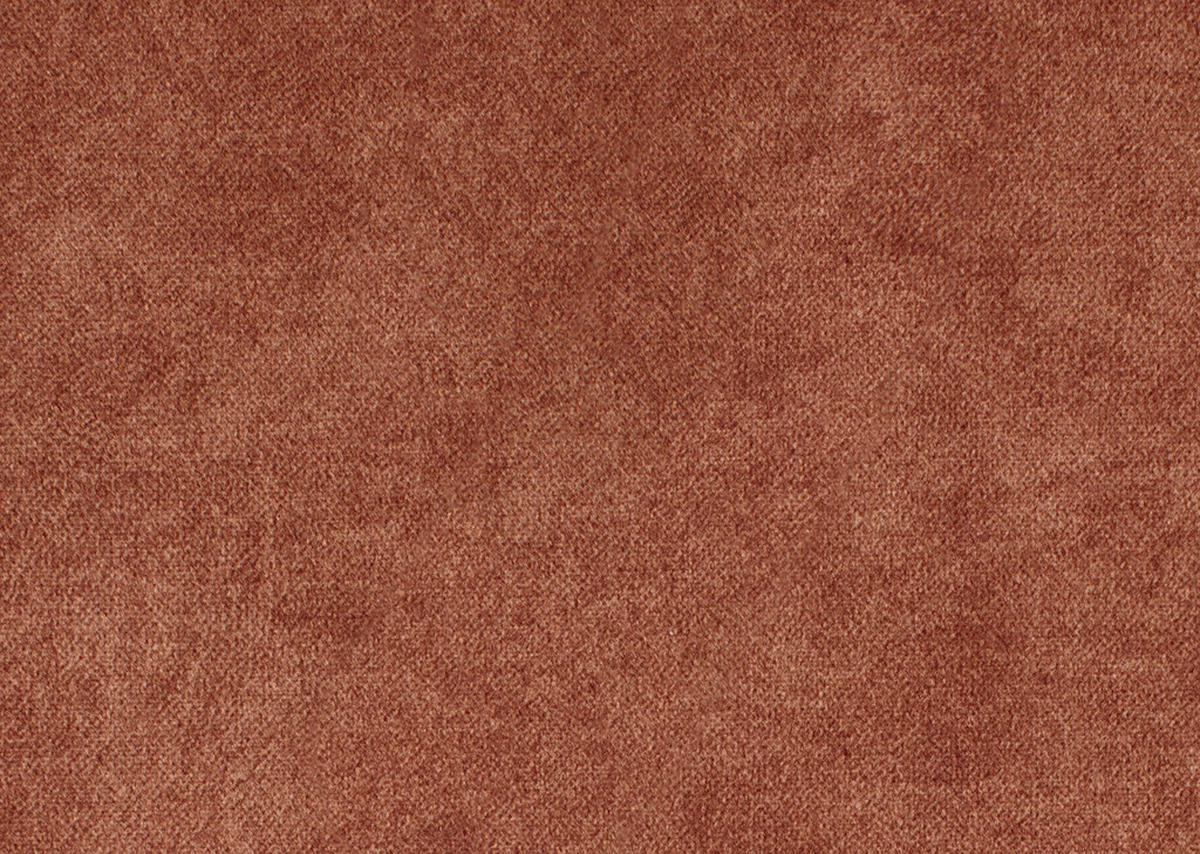 SCHLAFSOFA  mit Stoffauswahl, Schlafen auf Sitzhöhe, Rücken echt Velours Rostfarben  - Rostfarben/Schwarz, Design, Kunststoff/Textil (250/92/105cm) - Carryhome