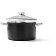 KOCHTOPFSET 4-teilig  - Klar/Schwarz, Basics, Glas/Metall - Homeware Profession.
