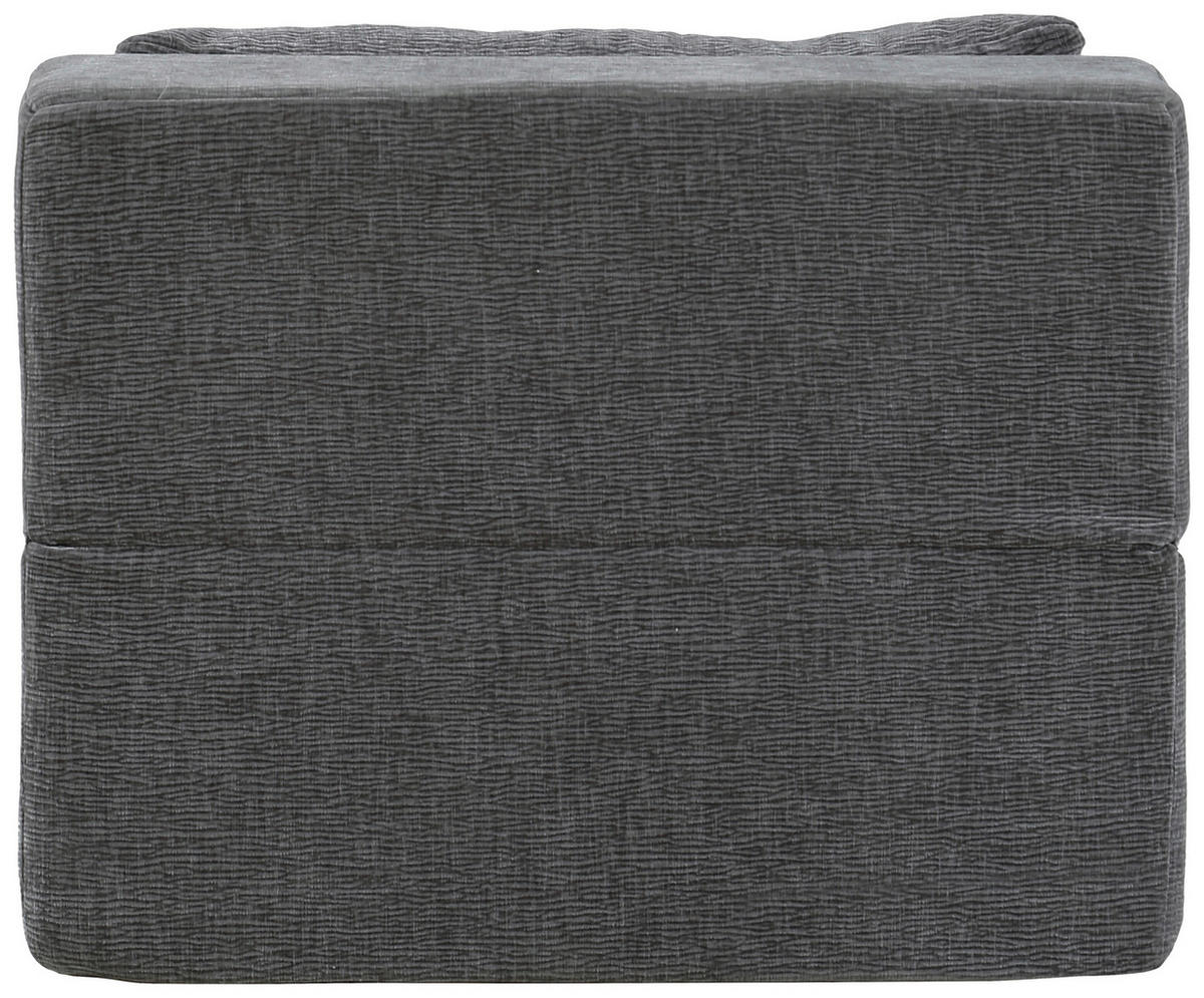 SOFAELEMENT in Leinenoptik Grau  - Grau, Design, Textil (82/64/95cm) - P & B