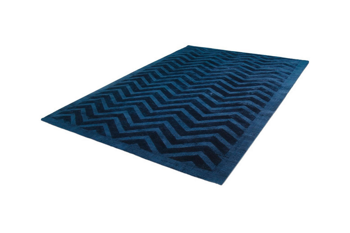 WEBTEPPICH 80/150 cm Dunkelblau  - Dunkelblau, Basics, Textil (80/150cm) - Novel
