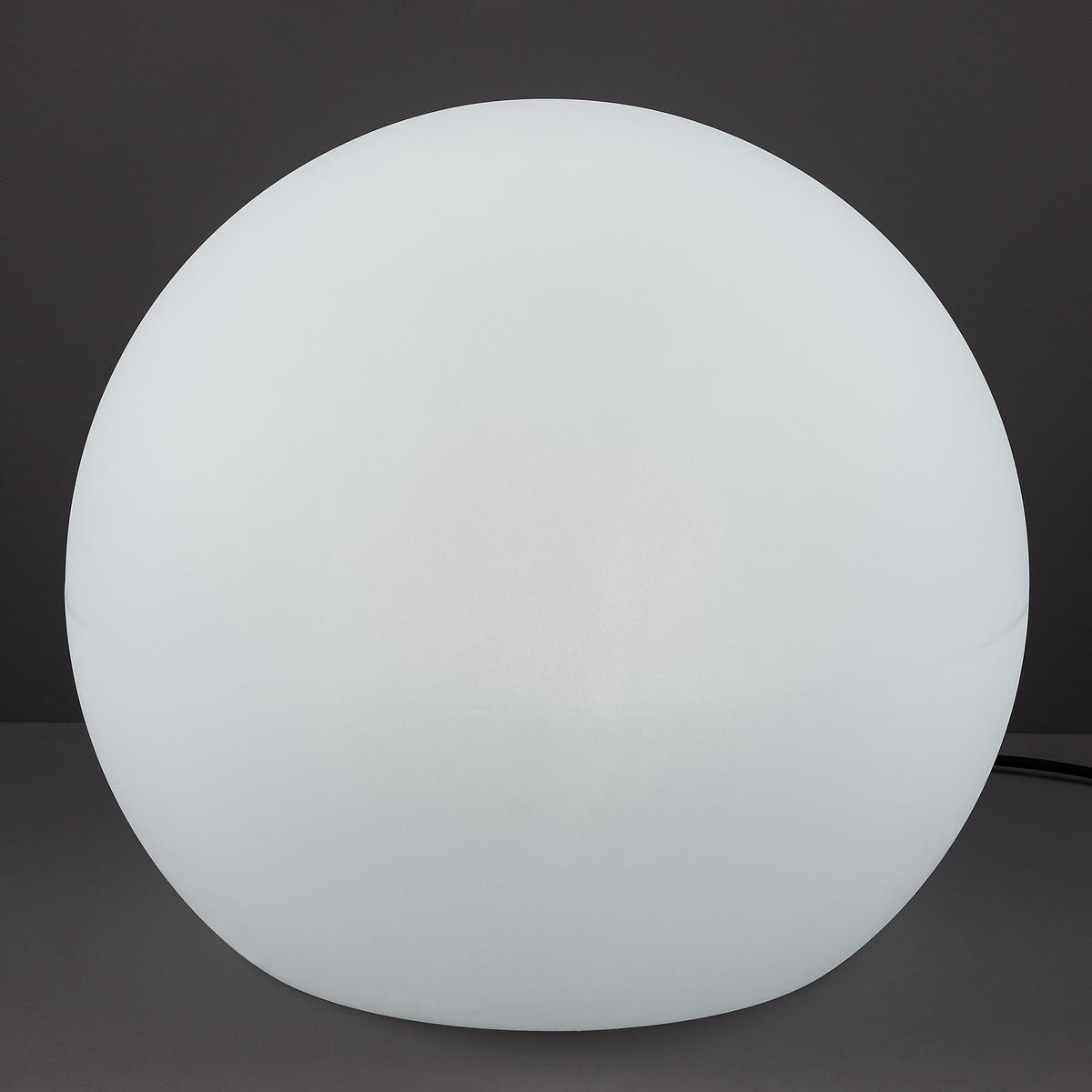 AUßENKUGELLEUCHTE - Transparent/Weiß, KONVENTIONELL, Kunststoff (50cm) - New Garden