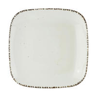 MĚLKÝ TALÍŘ porcelán keramika 27/27 cm - bílá, Lifestyle, keramika (27/27cm) - Landscape