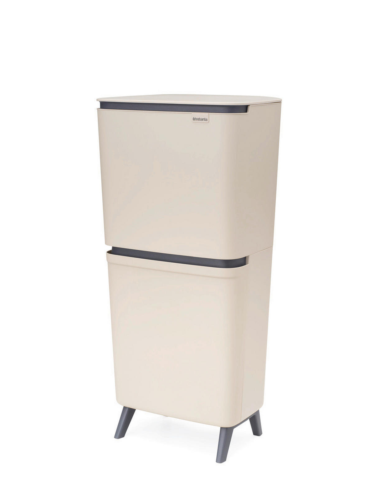 ODPADKOVÝ KOŠ  20+25 l - béžová, Basics, plast (28/88,3/41,9cm) - Brabantia