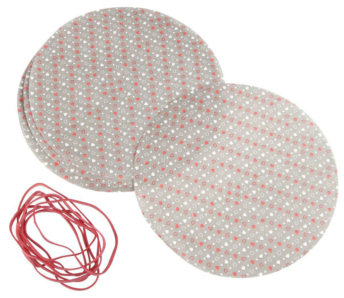 FEDŐSZETT   - barna/piros, Basics, papír (16cm) - Dr.Oetker