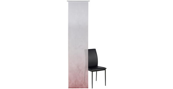 FLÄCHENVORHANG in Bordeaux - Bordeaux, Design, Textil (60/255cm) - Novel
