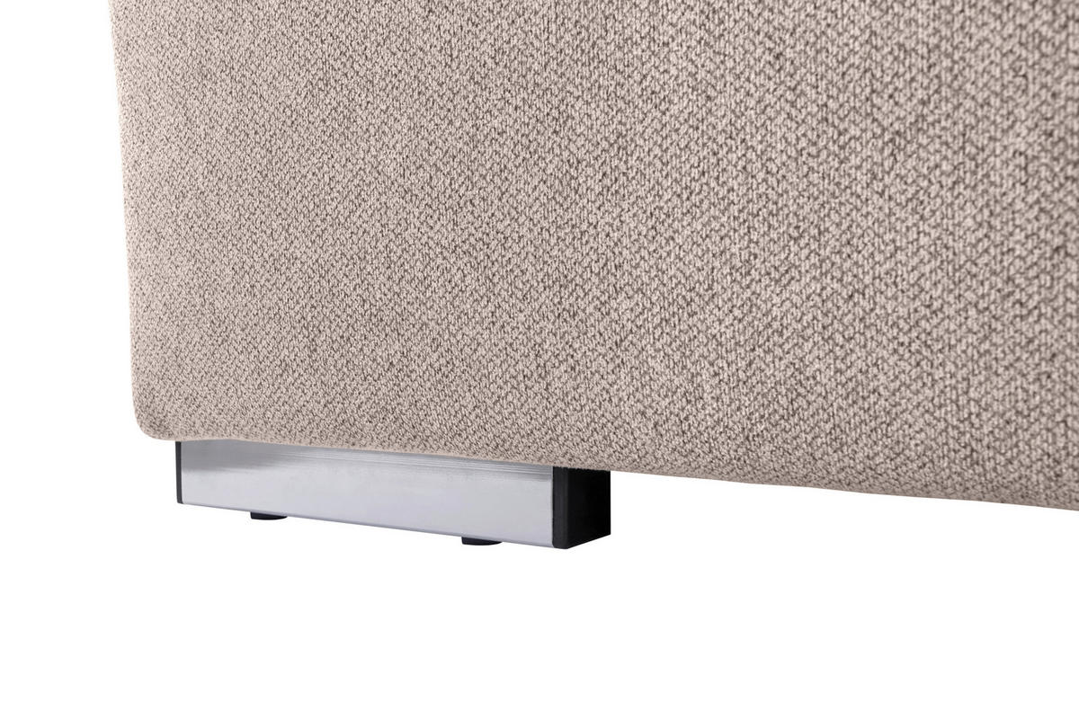 WOHNLANDSCHAFT in Beige  - Beige/Grau, Design, Textil/Metall (173/328/215cm) - MID.YOU