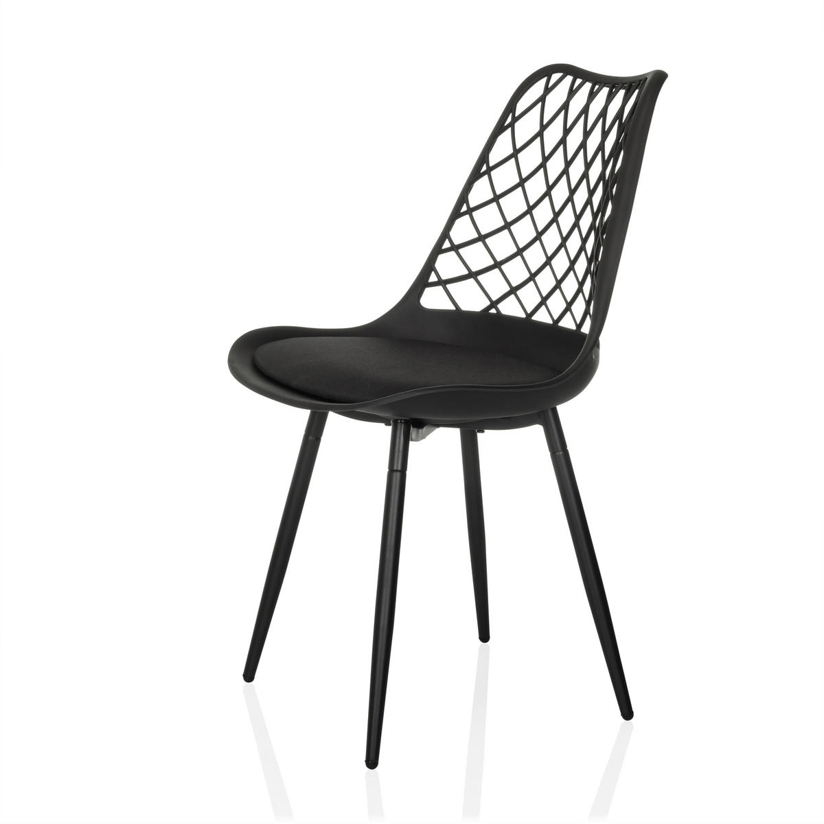 ZAHRADNÍ ŽIDLE, plast - černá, Moderní, kov/plast (48/83/57cm) - MID.YOU
