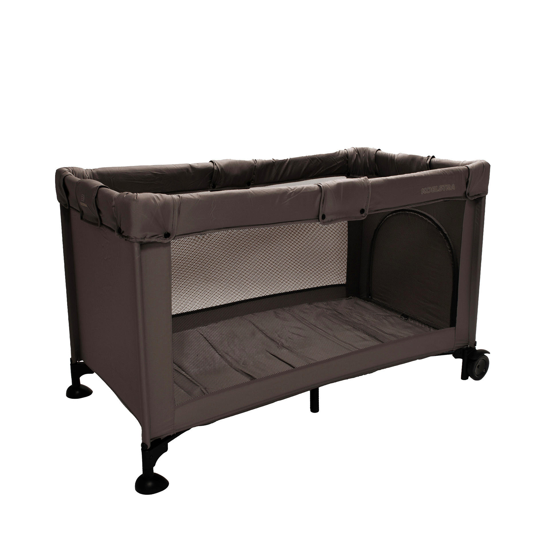 REISEBETT Travelsleeper T5 Braun  - Braun, Basics, Kunststoff/Textil (126/65/75cm) - Koelstra