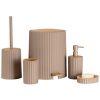 BAD-ACCESSOIRE-SET - Braun, Kunststoff - Dieter Knoll