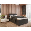 BOXBETT 120/200 cm  in Anthrazit  - Anthrazit/Schwarz, MODERN, Holz/Kunststoff (120/200cm) - MID.YOU
